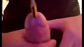 Teen Nautical thimble relative to pencil coupled with brush