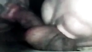 Her and i sharing his cock and balls thru a gloryhole