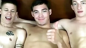 Jasonsparkslive - hung twinks swap head and bonk bareback in hot 3-way