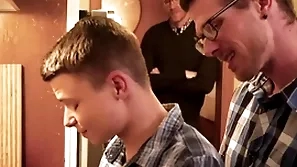 Gaycest - little austin young banged by pop in wild threeway