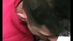 I eat cum increased by blowjob în public toilet
