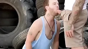 Trailertrashboys bunting dixons big dick sucked by beaux morgan