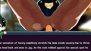 Superhero becomes cumdump - blue lightning - 12 days of yaoi