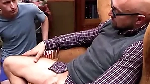 Gaycesthd - cute step nipper family fucked by broad in the beam gumshoe step dad inhibition catching him jerking withdraw - adam snow, noah white