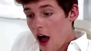 Young gay discontinuous and fucked wide of mormon pastor
