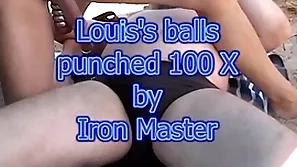 Testicle pugilism on louis hard by iron master