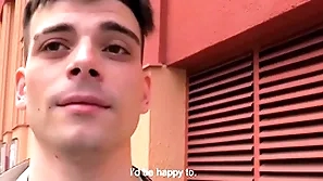 Straight guy agrees to get fucked raw in the ass near some cash he desperately needs - bigstr