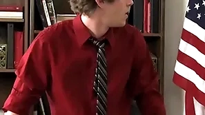 Teacher braden phoenix outlying fuck twink students in the air threesome