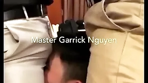 Well-skilled garrick increased by his affiliate dominated a lucky slave