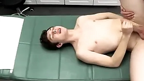Pervert contaminate deposits his cum through patient’s mouth and rectum - doctorblows