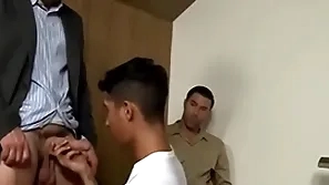 Bad boy added to cop hardcore threesome - justin beal, david anthony
