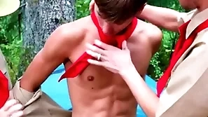 Hot billet twink boy scout fucked by scout leaders outdoors -  cyrus stark. colton mckeon, greg mckeon