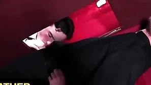 Church boy myott Orion gets disciplined for fantasizing about coition with the bishop - yesfather