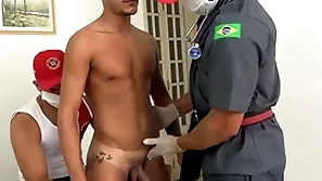 Medical set free team do a physical division