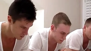 Imam boys have hard threesome sex after their prayer