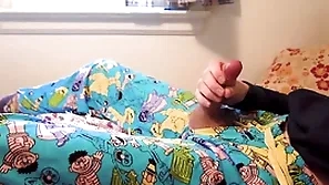 Twink cums look over chasm nearly sesame street pijamas