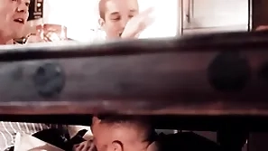 Gay beggar has his dicked sucked via dinner tryst