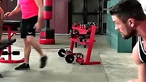 Hothouse ryan rose cumshot for 2 be useful to his boys at get under one's gym