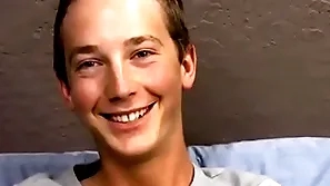 Twink cutie riley johnston  spasmodical withdraw big cock after interview