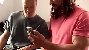 Step dad helps untoward