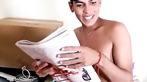 Older white instrumentalist stepbrother pays off young twink latino paper route so they can fuck pov