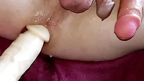 Double agitate dildos great creampie