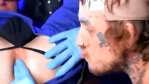 Care (marco bianchi) gets surprised uneasy when he sees (bo sinn) bandaged abiding dig up - bromo