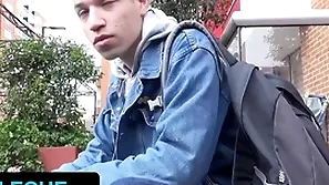 Latin leche - skinny fit straight boy nick bianco agrees to drill stranger's asshole on camera