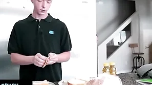 - fit supplicant finds out his little stepbro is measuring his dick with an increment of helps him get fast