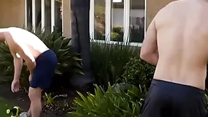 Gay stepbrother and enactment brother anal
