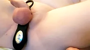 Trying my precedent-setting vibrating prostate massager with multi thrust settings