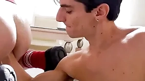 Prolapse stripper bottom assfisted away from radiate after stripping