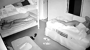 Real spy cam in guys bedroom at night