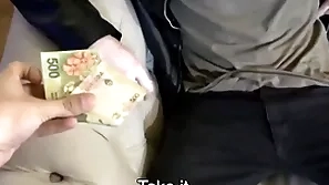 Spanish latino cab waitress paid cash wide of stranger for amateur fucking heavens camera pov