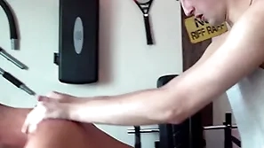 Reece’s 2 mates visiting, fuck n creampie in the first place floor!