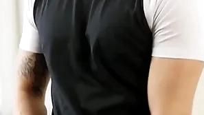 Bastian karim play back his sexy uncut dick