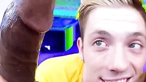 His first big black cock