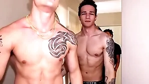 Muscle micky fucks a guy bigger than him for the cunning time!
