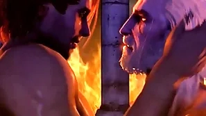 Short: soft romantic sexual intercourse by the fire