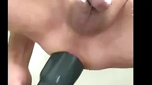 Easttnguy22 bombshell butt plug riding