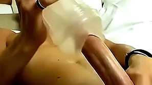 Hung amateur jackson slowly cums while fucking fleshlight