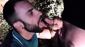 Spent blowjob