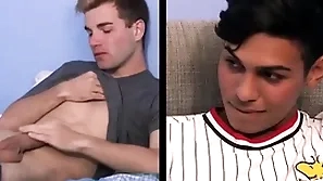 Two interracial twink portray brothers caught hard by portray dad who joins in be fitting of trinity