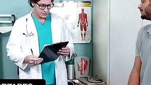Perv doctor dalton riley performs insightful prostate inquisition on latino holder jordan pax - doctor tapes