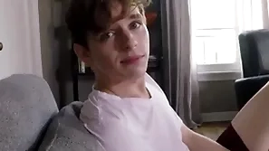 Twink stepbrother jerks off and fucked for mischievous time regarding older jock stepbrother pov