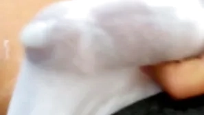 I spy exceeding off coupled with cum with my uninspiring underwear exceeding