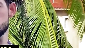 Slender cute boy sees this hot latin macho stark naked and gets freely permitted to take his cock unfathomable cavity relating to his tochis