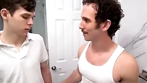 Young cute twink & greg mckeon sexual connection in living room